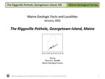 The Riggsville Pothole, Georgetown Island, Maine by Thomas K. Weddle