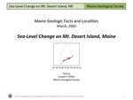 Sea-Level Change on Mt. Desert Island, Maine