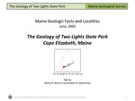 The Geology of Two Lights State Park, Cape Elizabeth, Maine