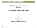 Striations: the Stone Groove Truth!!