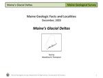 Maine's Glacial Deltas