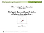 The Agassiz Outcrop: A National Historic Site by Robert G. Marvinney
