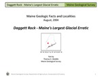 Daggett Rock - Maine's Largest Glacial Erratic
