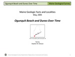 Ogunquit Beach and Dunes Over Time