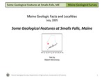 Some Geological Features at Smalls Falls by Robert G. Marvinney