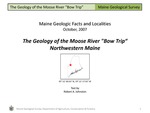 The Geology of the Moose River Bow Trip by Robert A. Johnston