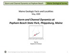 Storm and Channel Dynamics at Popham Beach State Park by Stephen M. Dickson