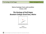 The Geology of Gulf Hagas, Bowdoin College Grant East, Maine by Robert A. Johnston