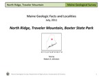 North Ridge, Traveler Mountain, Baxter State Park by Robert A. Johnston
