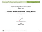 Fort Foster Park Beach, Kittery, Maine by Stephen M. Dickson