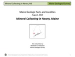 Mineral Collecting in Newry, Maine