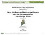 Surveying Beach and Bathymetry Changes near the Scarborough River, Scarborough, Maine