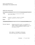 Maine peat resource evaluation program; 1980 field season