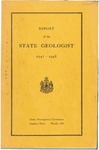 Report of the State Geologist, 1947-1948 by Joseph M. Trefethen
