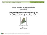 Glimpses of Geologic History along the Bald Mountain Trail, Camden, Maine by Henry N. Berry IV