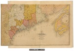 Map of the State of Maine with the Province of New Brunswick Southern Section 1828 by Moses Greenleaf