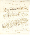 Letter to William Carleton, Camden, Maine November 21, 1829 by Moses Greenleaf