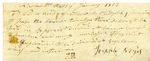 Receipt January 19 1813 by Jospeh Noyes