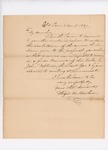 Letter from Virgil Barber to the Honorable John G. Deane, Esq. regarding Penobscot Nation's answer to Deane's proposal and their fears of extermination, November 5, 1829 by Virgil H. Barber and John Neptune