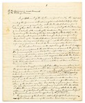 1830-01-20 Letter from John G. Deane, Esq. to the Governor and Executive Council regarding treaty with the Penobscot Tribe for the purchase of the Mattawamkeag townships by John G. Deane