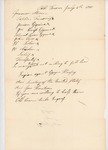 1830-07-04 Communication from Penobscot Governor Atean to Agent Samuel Hussey regarding tribe's unwillingness to sell land by John Atean