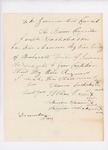 1839-12-31 Notification to the Governor of Maine of the chosen Penobscot delegate by Tomah Sockalexis, Attean Orson, Solomon Swarsin, and Sappien Sockalexis
