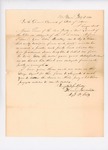 1840-02-02 Certification by Agent Henry Richardson of Newell Lewy and Peol Tomah as delegates from the Old and New Parties of the Penobscot Tribe by Harry Richardson and Attean Orson