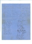 1857 Petition in favor of the appointment of George Nutt of Perry as agent for the Passamaquoddy Tribe