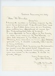 1857 Letters in favor of the appointment of Seth W. Smith as agent to the Passamaquoddy Tribe