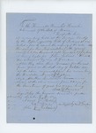 1857 Report of David Gordon regarding election of Newell Neptune, Sockis Francis, and John Gabriel by David Gordon