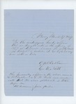 1857-03-27 Statement by George W. Nutt and G.W. Chadbourne of Perry regarding purchase of oats by George W. Nutt and G. W. Chadbourne