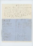 1858-01-06 Petition in favor of appointment of Paul Spooner as Agent for the Passamaquoddy Tribe