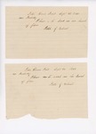 1861-09-23  Requests to Agent Leonard Peabody from Peter Gabriel and Francis Newell for barrels of flour for Passamaquoddy Tribe at Peter Dana's Point