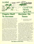Maine Chapter News : April 1978