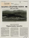 Maine Chapter News : December 1984
