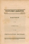 Report of the Committee on the North-eastern Boundary (1841)