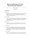 Bureau of Information Services Key Performance Indicators : FY 98 In Review by Maine Bureau of Information Services