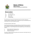 Memorandum Concerning July 2005 Restructuring of the Maine Office of Information Technology