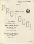 Protocol, June 1986 by Maine Bureau of Central Computer Services