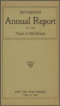 Fifteenth Annual Report of the Town of Old Orchard for the Year Ending Jan. 31, 1898