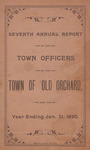 Seventh Annual Report of the Town Officers of the Town of Old Orchard for the Year Ending Jan. 31, 1890