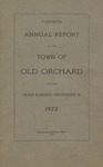 Fortieth Annual Report of the Town of Old Orchard for the Year Ending December 31, 1922 by Town of Old Orchard