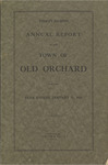 Thirty-eighth Annual Report of the Town of Old Orchard for the Year Ending January 31, 1921