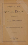 Twenty-Third Annual Report of the Town of Old Orchard for the Year Ending January 31st, 1906 by Town of Old Orchard