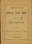 Twenty Fifth Annual Year Book of the Town of Old Orchard, for the Year Ending January 31, 1908 by Town of Old Orchard