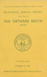 Sixty-Ninth Annual Report of the Town of Old Orchard Beach, Maine, for the Year Ending December 31, 1952 by Town of Old Orchard Beach