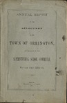 Annual Report of the Selectmen of the Town of Orrington and the Report of the Superintending School Committee For the Year 1880-1881 by Town of Orrington, Maine
