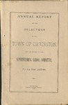 Annual Report of the Selectmen of the Town of Orrington and the Report of the Superintending School Committee For the Year 1885-1886