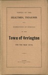 Annual Report of the Selectmen, Treasurer and Supervisor of Schools of the Town or Orrington for the Year 1897-1898 by Town of Orrington, Maine