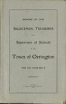 Annual Report of the Selectmen, Treasurer and Supervisor of Schools of the Town or Orrington for the Year 1907-1908 by Town of Orrington, Maine